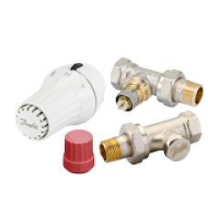 Комплект для радиатора DANFOSS RAE+RA-N+RLV-S 1/2" прямой 013G5174