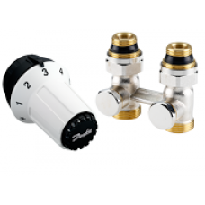 Комплект для радиатора DANFOSS RAS-C+RLV-KS 1/2" прямой 013G5277