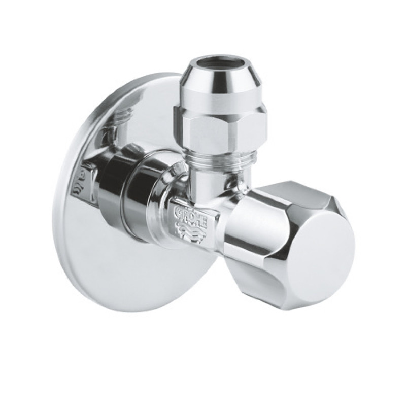 Сантехнический кран угловой Grohe 1/2х3/8 с цангою