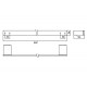 Утримувач рушника EMCO Loft Black 600 мм 056013360