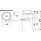 Раковина Laufen Pro B 420 мм H8129620001091