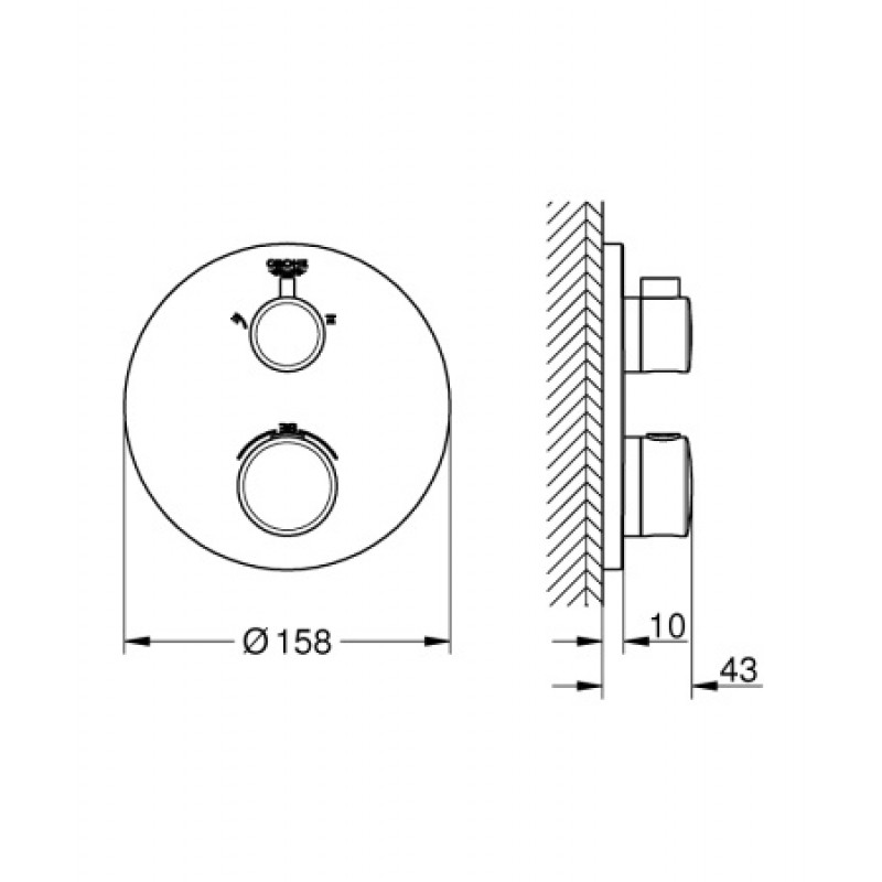 Термостат Grohe Grohtherm 24076000