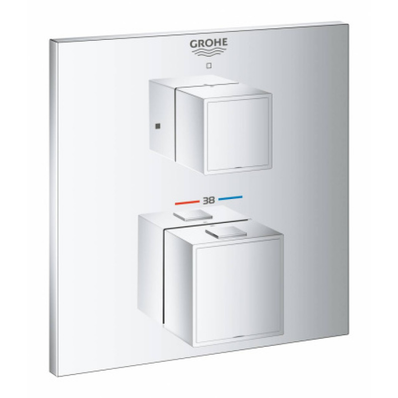 Термостатический смеситель скрытого монтажа Grohe Grohtherm Cube 24153000