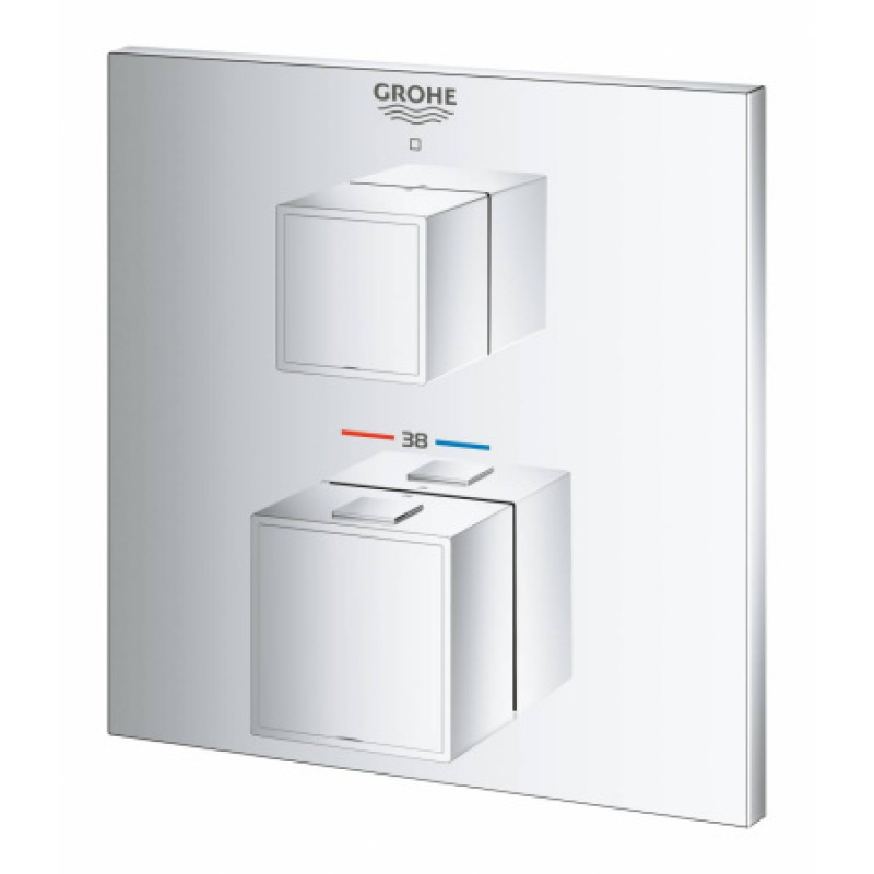 Термостатический смеситель скрытого монтажа Grohe Grohtherm Cube 24153000