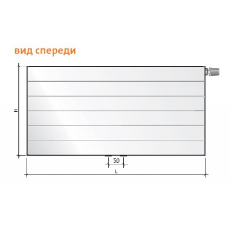 Сталевий радіатор Purmo Ramo Ventil Compact M 11 тип 300х1400 мм