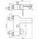 Смеситель для ванны Valvex LOFT 2454930