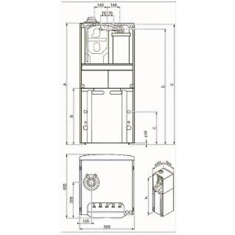 Котел газовый конденсационный Vaillant auroCOMPACT VSC D 306/4-5 190 0010015925