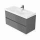 Тумба под умывальник 1000 мм Cersanit Crea Grey Matt Mount FZZW1008881564