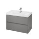 Тумба под умывальник 800 мм Cersanit Crea Grey Matt Mount FZZW1008861564