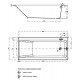 Ванна акриловая Cersanit Crea 1800x800 AZBR1002342220