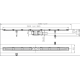 Душевой канал HL без решетки HL50F.0/130