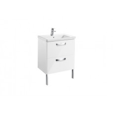 Комплект ROCA The Gap тумба 600 мм белый глянец + раковина + сифон A855997806