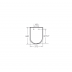 Крышка для унитаза ROCA Carmen Soft Close Supralit A801B5200B