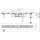 Душевой лоток HL без решетки HL50F.0/90