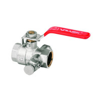 Кран шаровый Valvex 3/4" ВВ со спускником