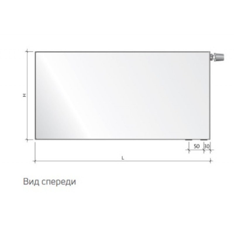 Стальной радиатор Purmo Plan Ventil Compact 33 тип 600х1200 мм