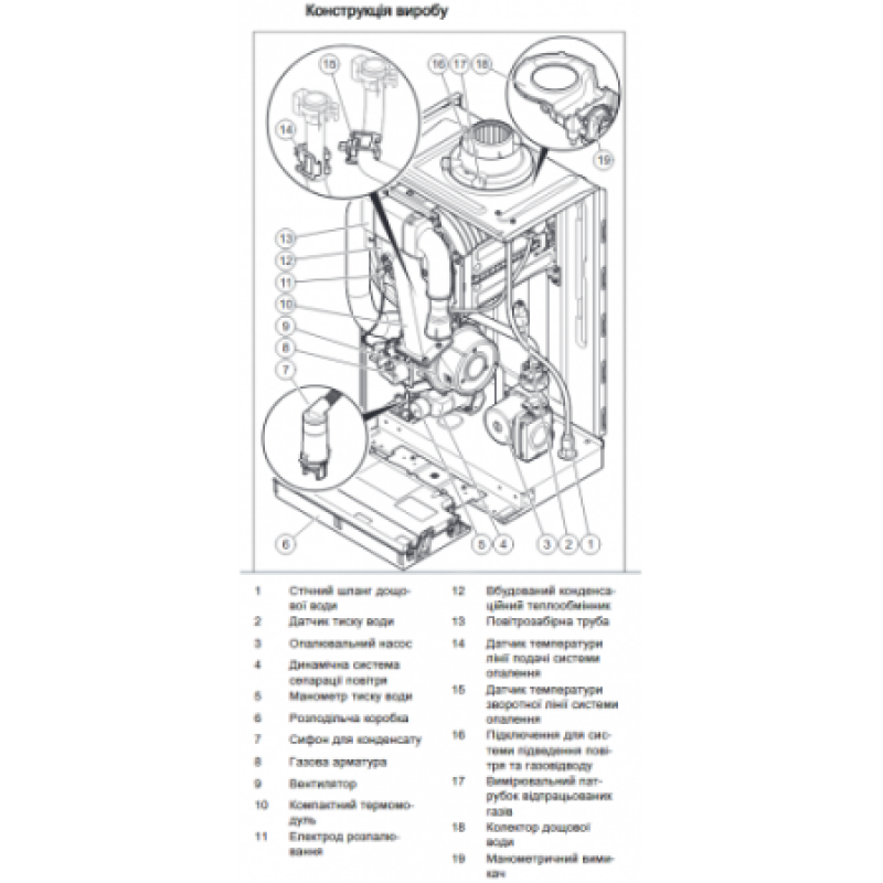 Котел газовый конденсационный Vaillant ecoTEC plus VU OE 1006 /5 -5 0010015578