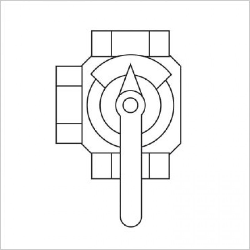 3-х ходовой клапан Vaillant VRM-3 1 1/4" 009237