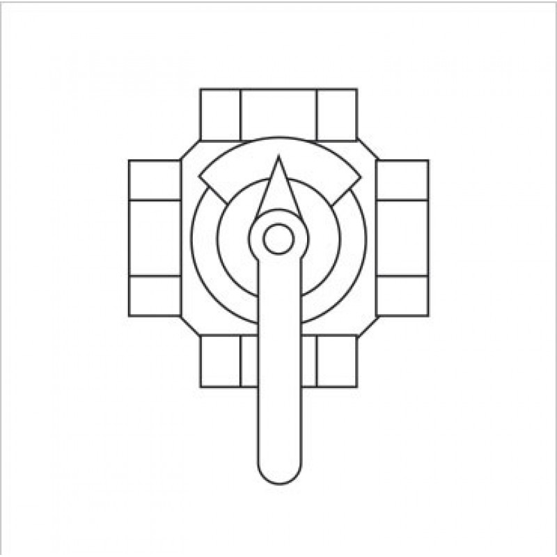 4-х ходовий клапан Vaillant VRM-4 1" 009244