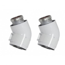 Комплект концентрических отводов Vaillant 45° 60/100 мм (2 шт) (турбо)