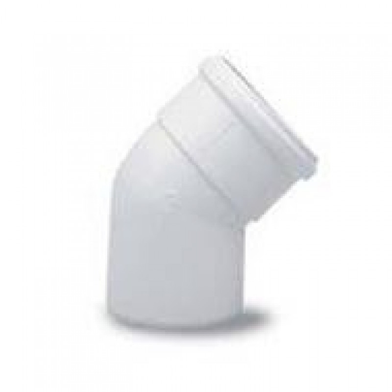 Коліно Vaillant 45° 80 мм білий (турбо)