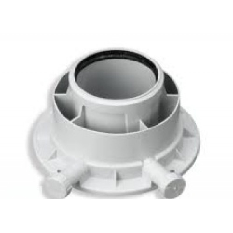 Адаптер для подключения конденсационного котла Vaillant 60/100 мм к дымоходу 80/125 мм РР (конденс)