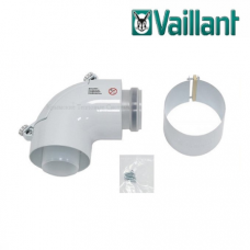 Колено Vaillant 87° 60/100 с ревизией
