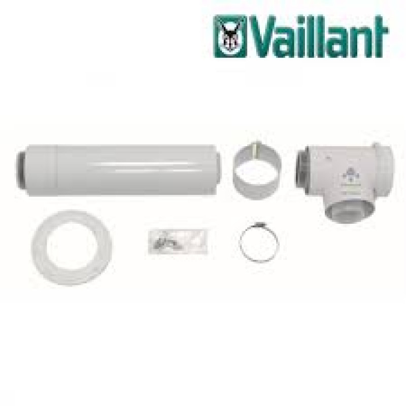 Базовий комплект підключення Vaillant 80/125 мм PP до загального димоходу