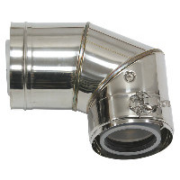 Колено концентрической трубы Vaillant 87° 80/125 мм