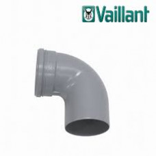 Колено дымохода Vaillant 87° 130 мм РР