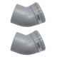 Комплект отводов дымохода Vaillant 45° 130 мм PP (2 шт.)