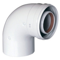 Концентричне коліно Protherm 87 ° 60/100 (турбо)