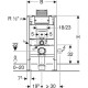 Инсталляционная система Geberit Duofix 82 см 111.003.00.1