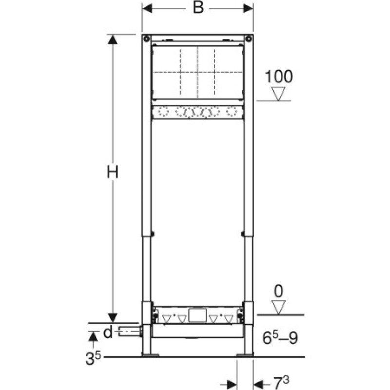 Монтажний елемент Geberit Duofix 111.581.00.1