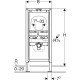 Монтажный элемент для писсуара Geberit Duofix 112–130 см 111.686.00.1