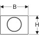 Клавиша смыва Geberit Sigma 10 115.758.KK.5