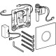Панель смыва для уринала Geberit HyTronic хром матовый 116.021.46.5