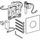 Панель смыва Geberit HyTronic хром матовый 116.031.46.5