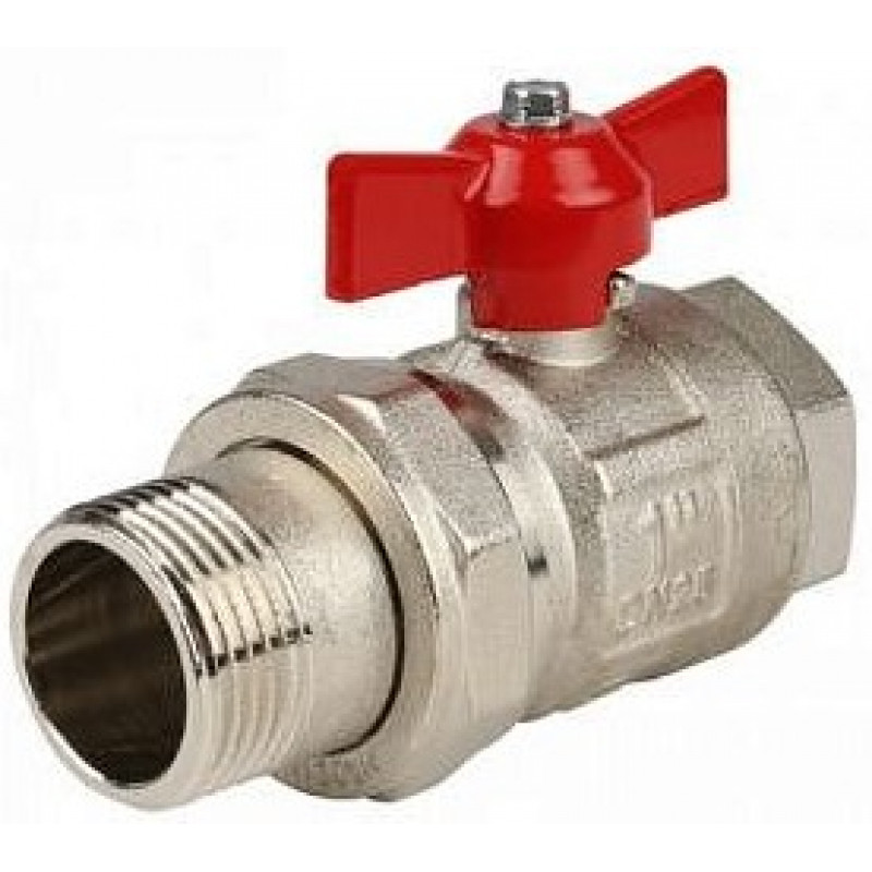 Кран шаровый с американкой прямой 1 1/2" ЗВ