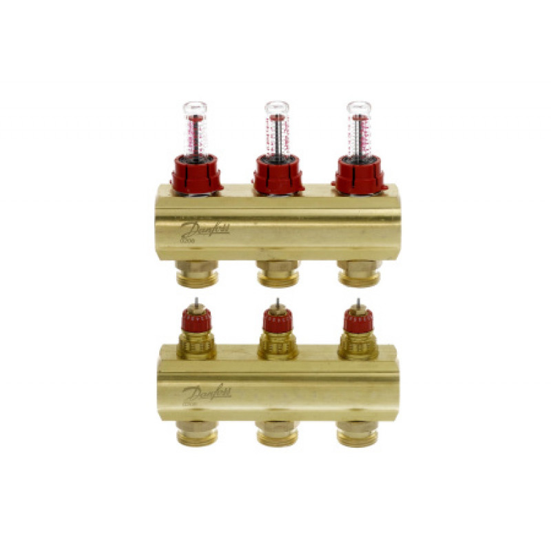 Комплект коллекторов Danfoss FHF 3 выхода 088U0523