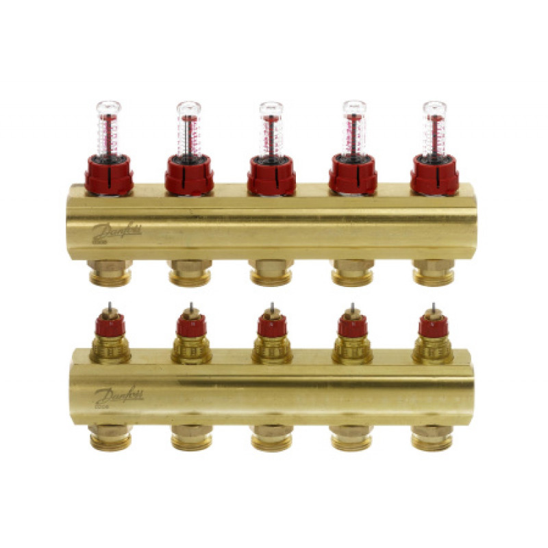 Комплект коллекторов Danfoss FHF 5 выходов 088U0525