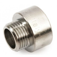 Переходник General Fittings латунный никелированный 1/2"х1/4" ВН 260045N040200A