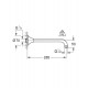 Настенный кронштейн Grohe Rainshower Grandera 286 мм 27986IG0