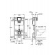 Инсталляция для унитаза Grohe Rapid SL 38525001