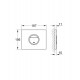 Клавіша змиву Grohe Nova Cosmopolitan Light 38809000