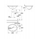 Раковина Grohe Euro Ceramic 55 см 39423000