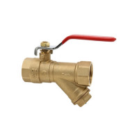 Кран кульовий Valvex 1/2" ВВ із косим фільтром