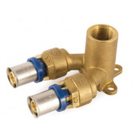 Кут настінний GENERAL FITTINGS з двома виходами 1/2"-16х2.0