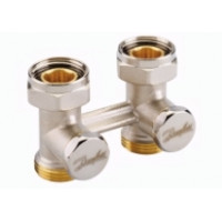 Узел нижнего подключения DANFOSS RLV-KS  прямой 3/4х3/4 003L0221