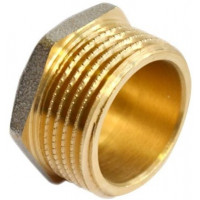 Заглушка General Fittings латунная 1 1/2" НР 2600F4H140000A